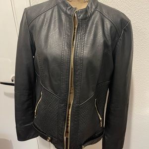 Faux Leather Lightweight jacket